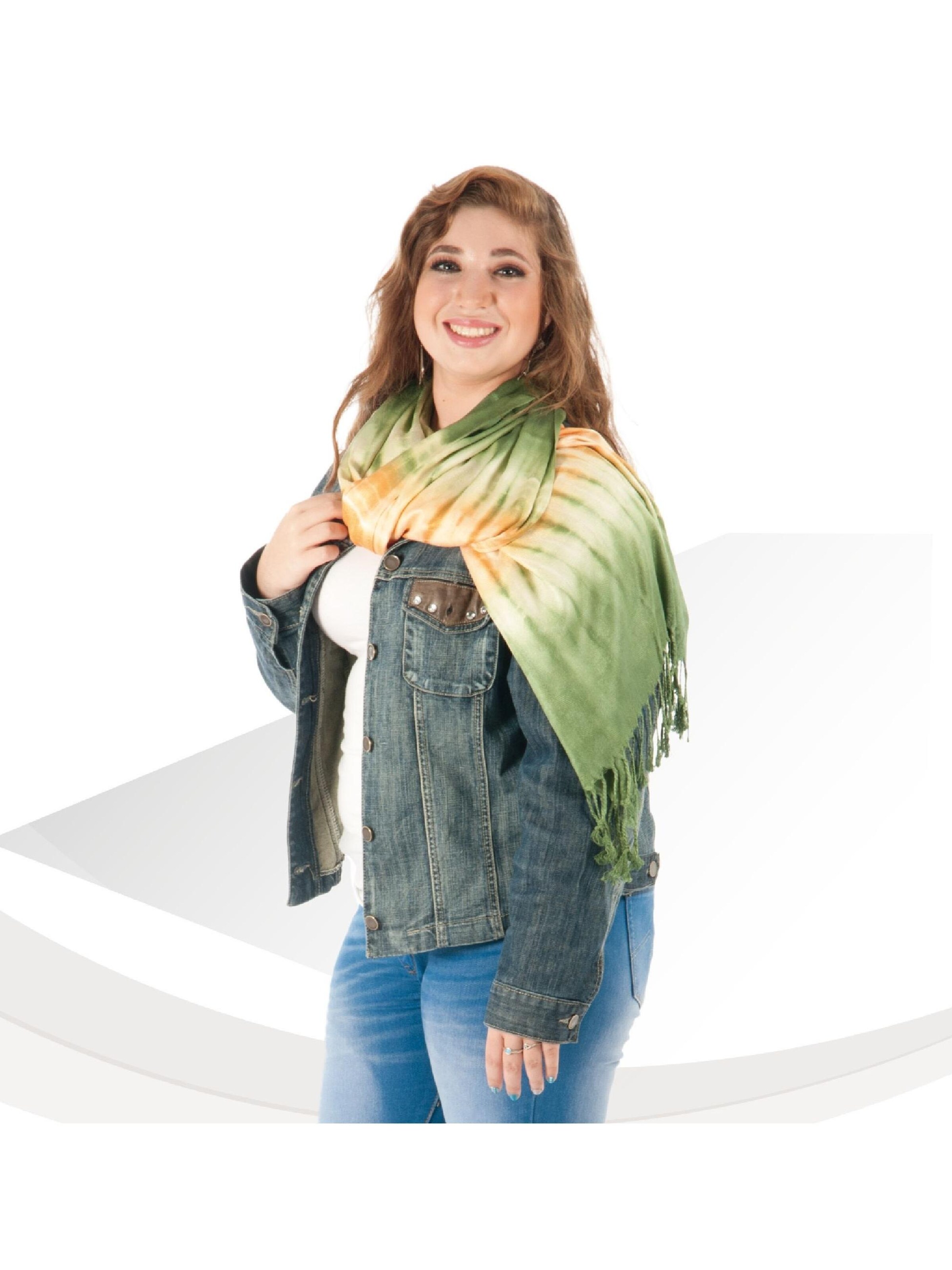 Sunsa Schal 'Sunsa' in Grün