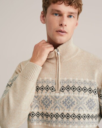 WE Fashion Sweater in Beige