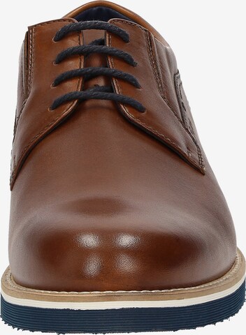 SIOUX Lace-Up Shoes 'Dilip-716-H' in Brown