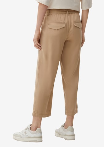 s.Oliver Loose fit Trousers in Beige