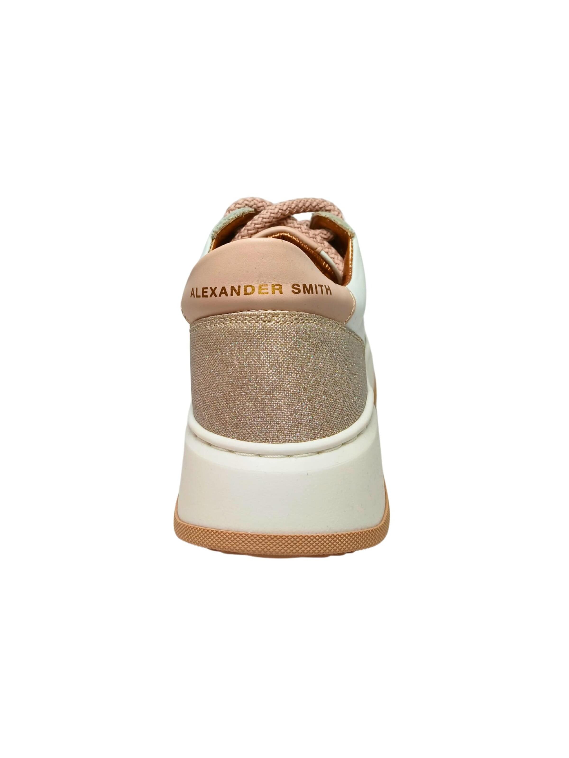 Baskets basses Alexander Smith en blanc