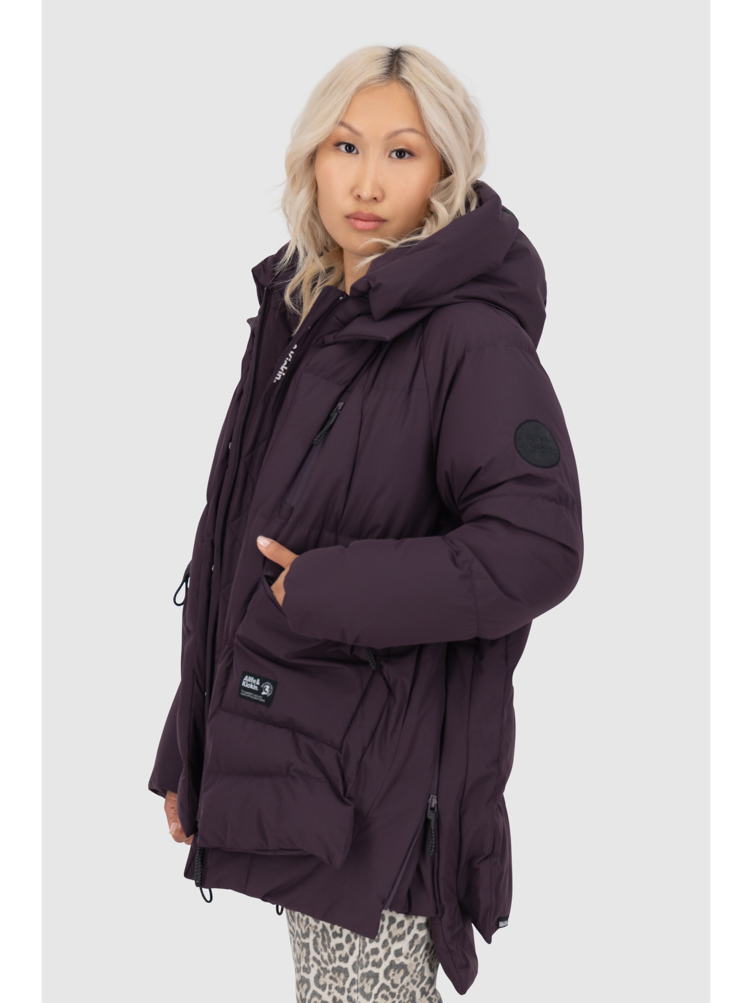 alife & kickin Winterjacke 'RachelAK A'‌‌‌‌‌ in Lila