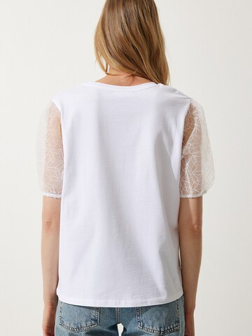 Happiness İstanbul Μπλουζάκι σε λευκό