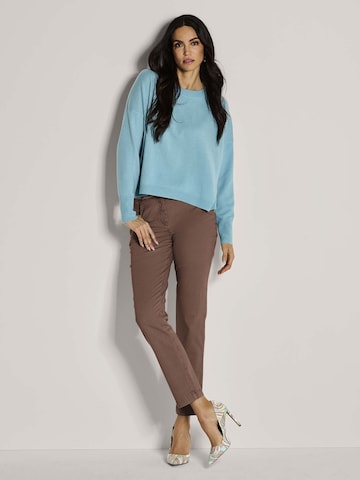 Effilé Pantalon MADELEINE en marron