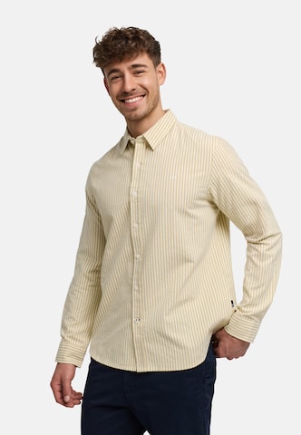 Kronstadt Regular fit Button Up Shirt 'Tanner' in Beige