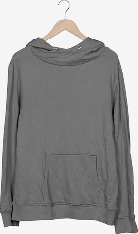 Erdbär Kapuzenpullover XL in Grau: Vorderseite