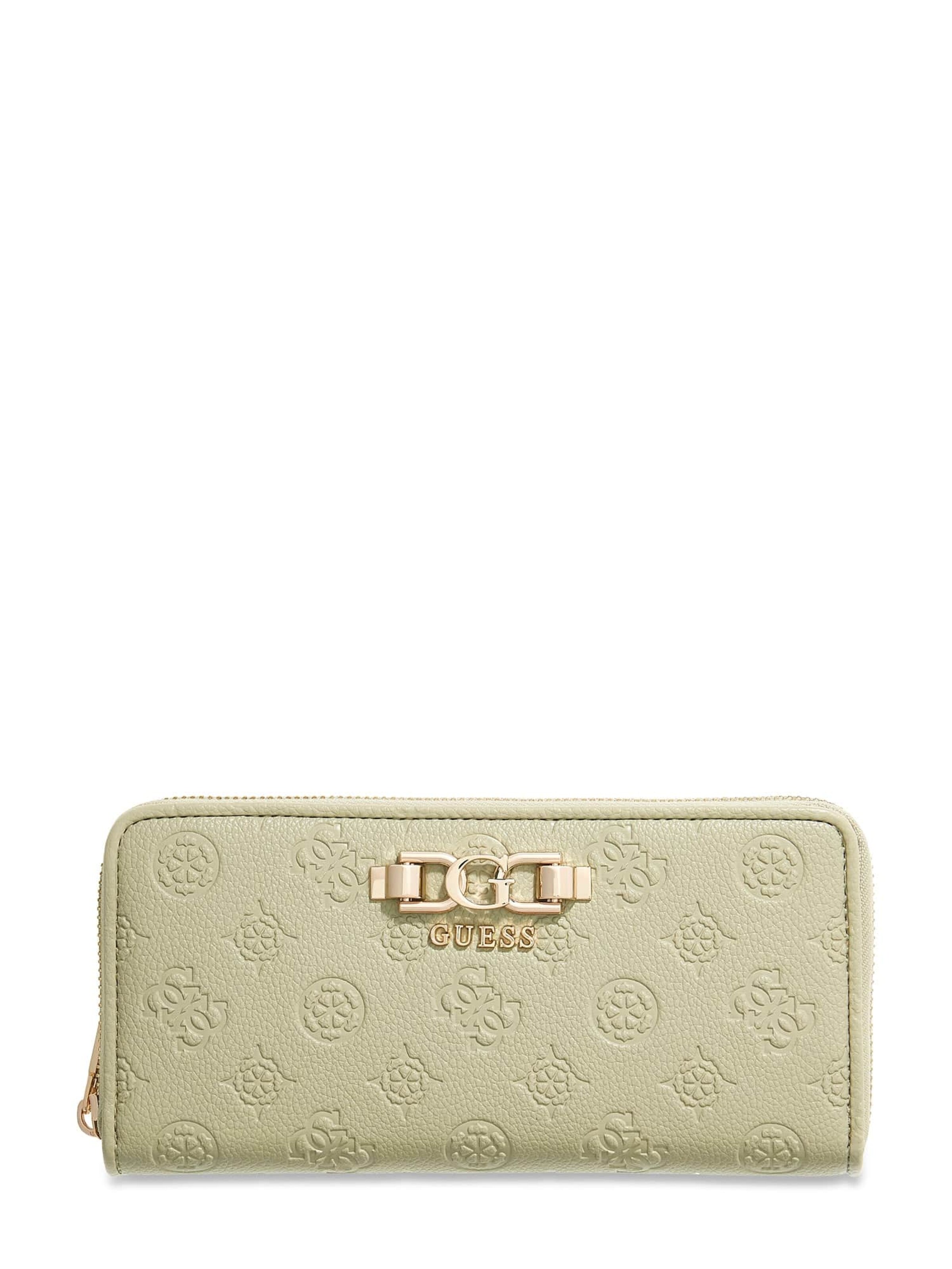 GUESS Wallet 'Anis' in Green: front