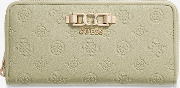 GUESS Wallet 'Anis' in Green: front