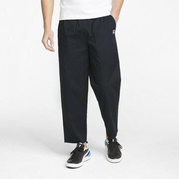 PUMA Loosefit Broek 'Downtown' in Zwart: voorkant