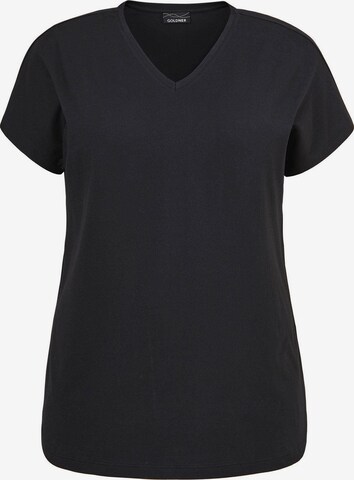 T-shirt Goldner en noir : devant