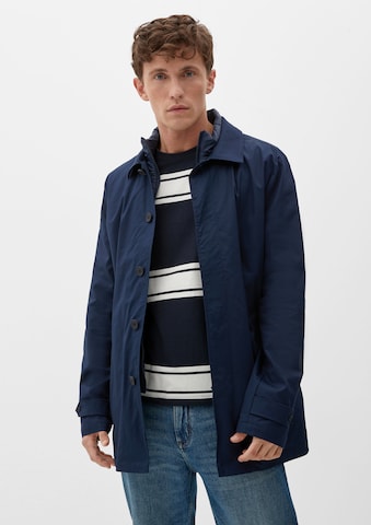 s.Oliver Between-Seasons Coat in Blue: front