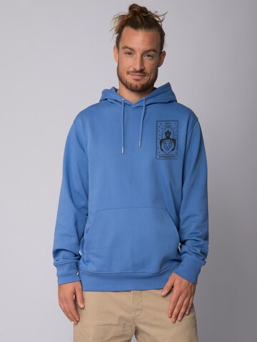 Watapparel Sweatshirt ' Tarot Strength ' in Blue: front