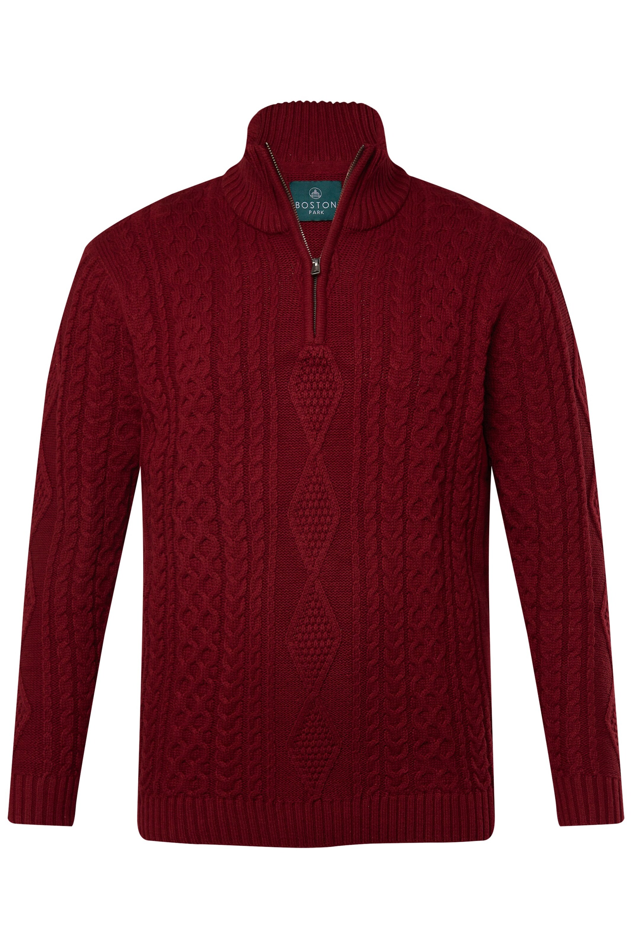 Boston Park Pullover in Rot: Vorderseite