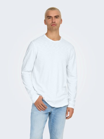 Only & Sons - Camiseta 'ONSBENNE' en blanco: frente