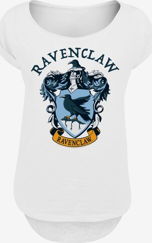 T-shirt 'Harry Potter Ravenclaw Crest' F4NT4STIC en blanc : devant