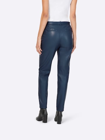 Regular Pantalon heine en bleu