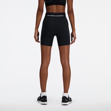 new balance Skinny Spodnie sportowe 'Sleek 5' w kolorze czarny