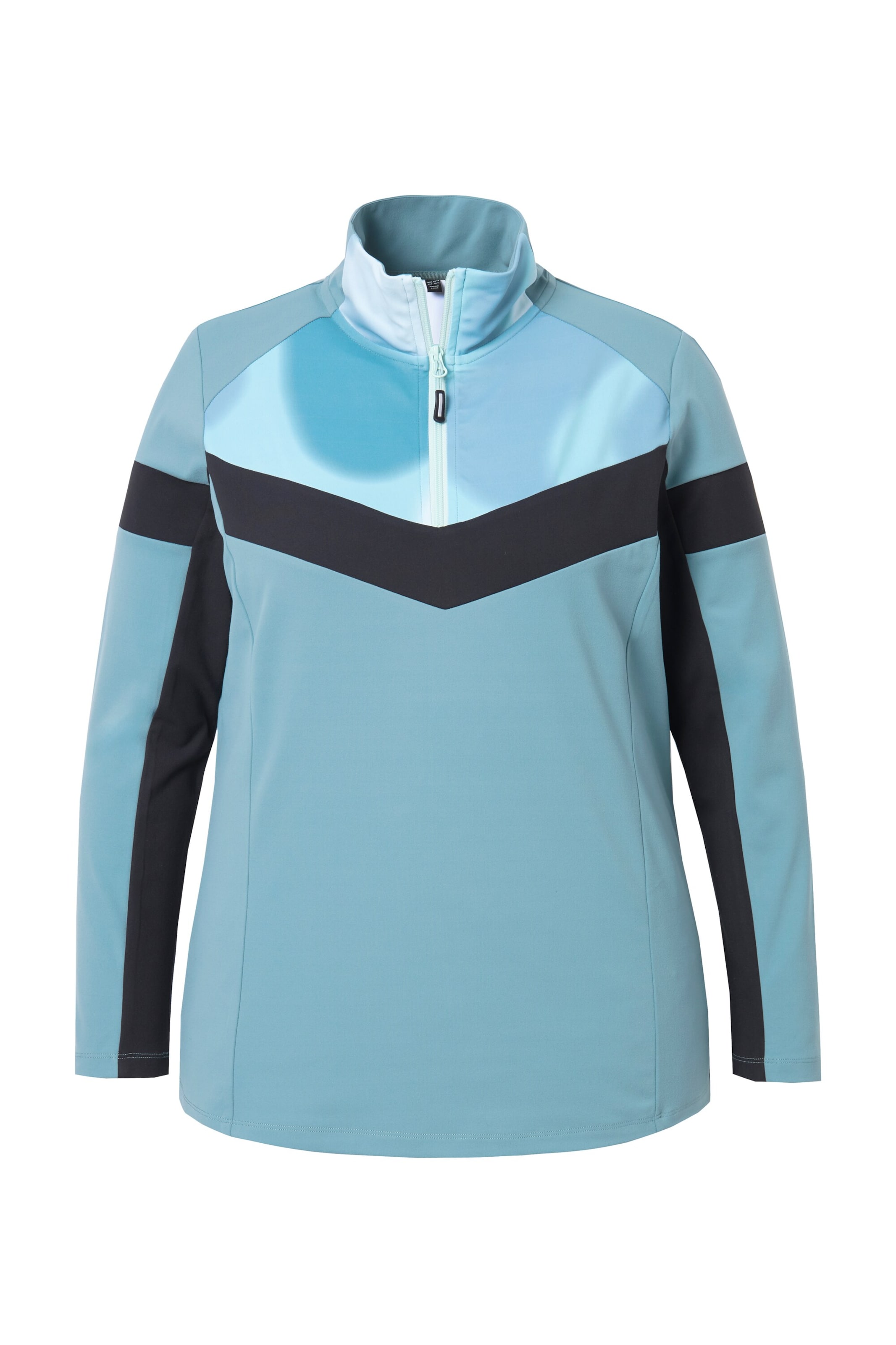 Ulla Popken Functioneel shirt in Blauw: voorkant