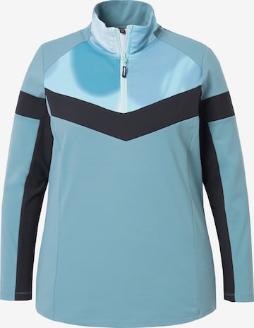 Ulla Popken Performance shirt in Blue: front