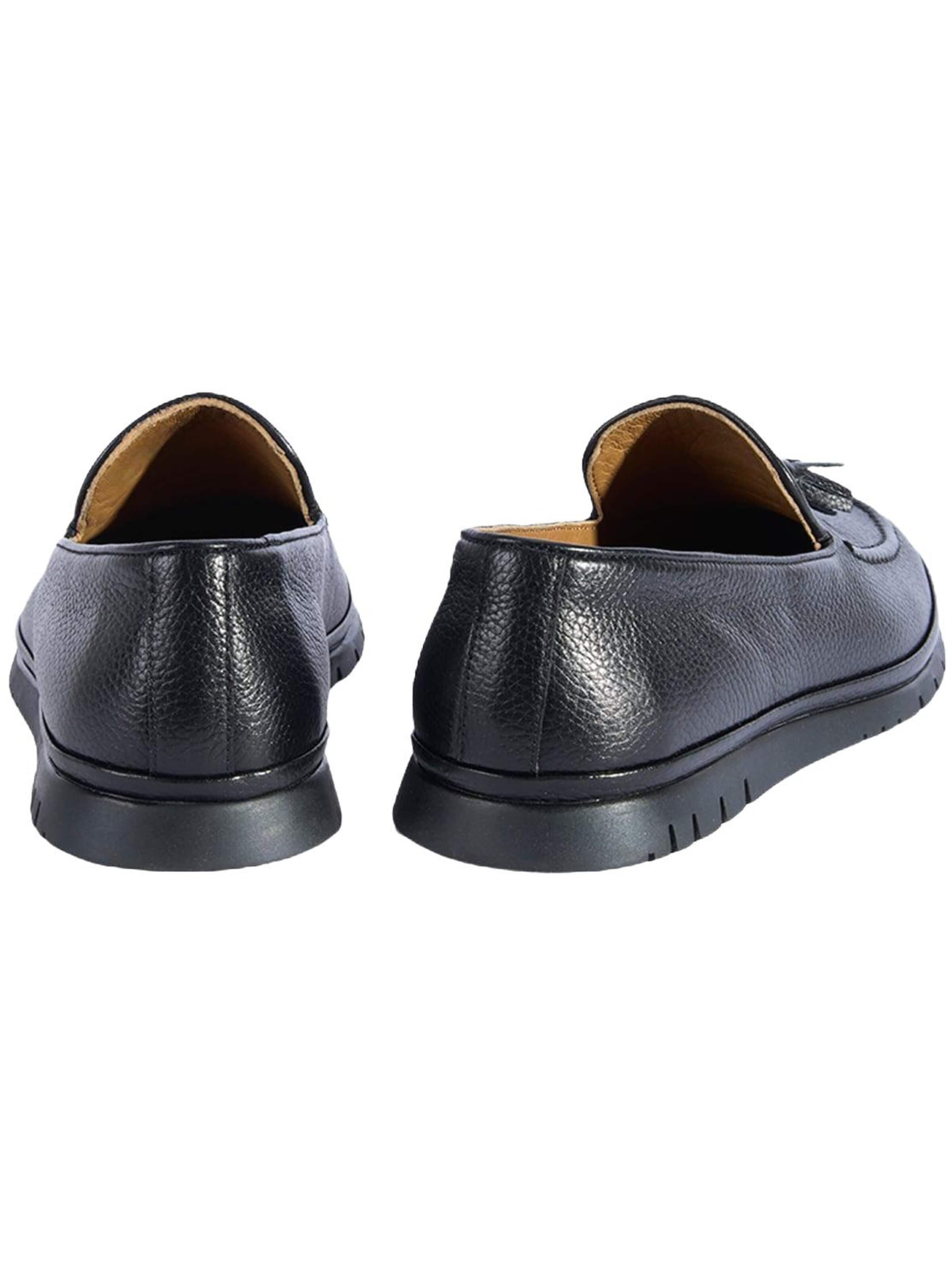 Mocassin 'DESA Herren-Lederslipper mit Quasten' Desa en noir