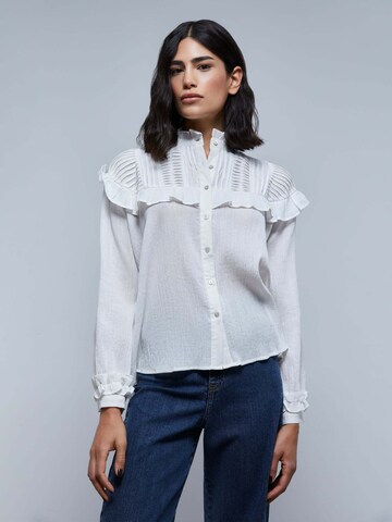 Scalpers Blouse in White