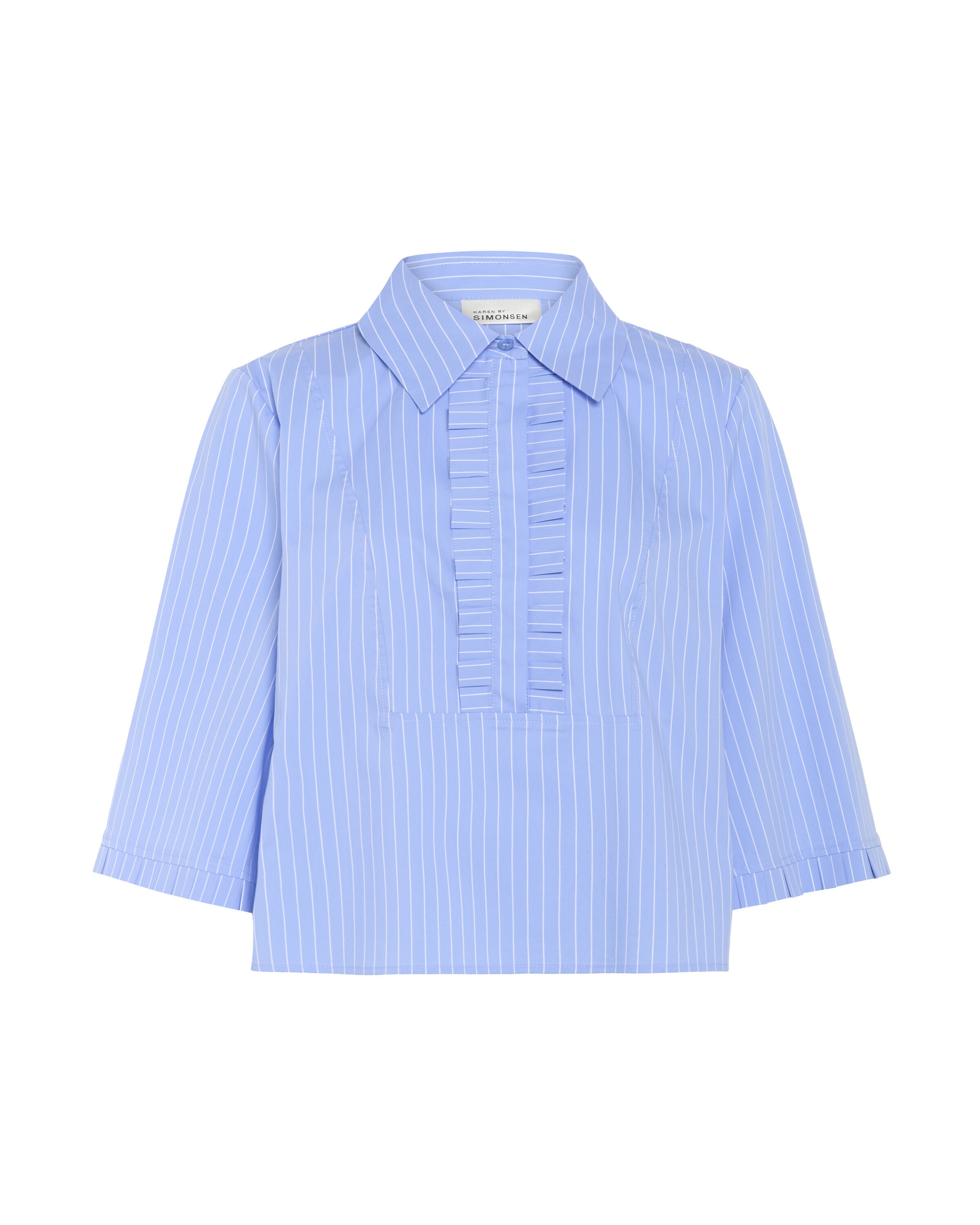 KAREN BY SIMONSEN Bluse i blå: forside