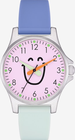 Cool Time Horloge in Blauw: voorkant