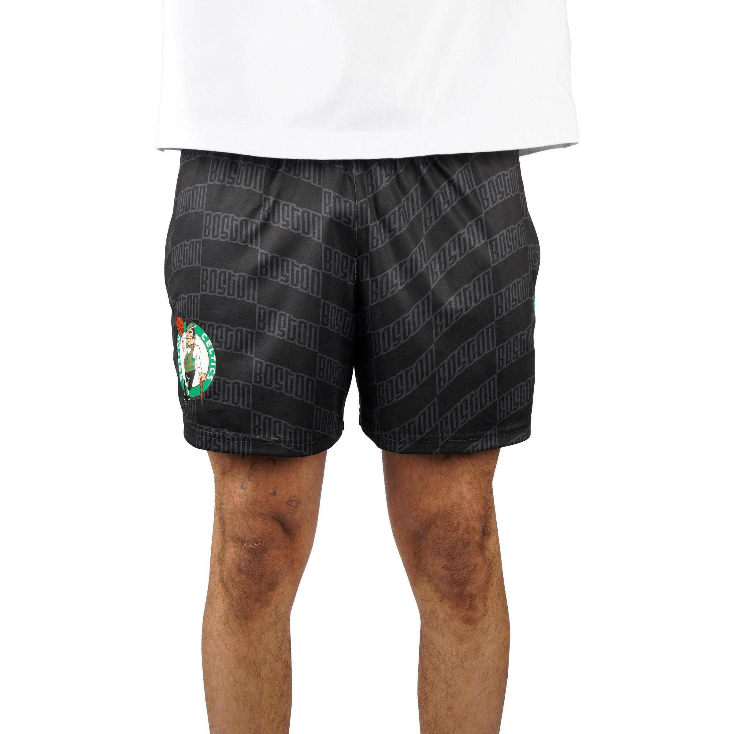 NEW ERA Loose fit Workout Pants 'Boston Celtics' in Black