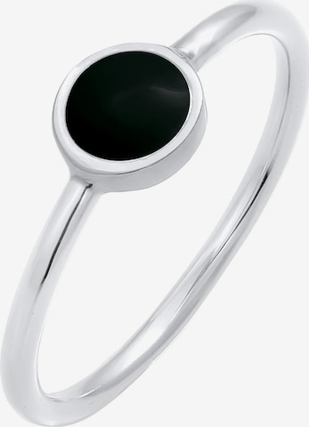 Anello di ELLI in nero: frontale