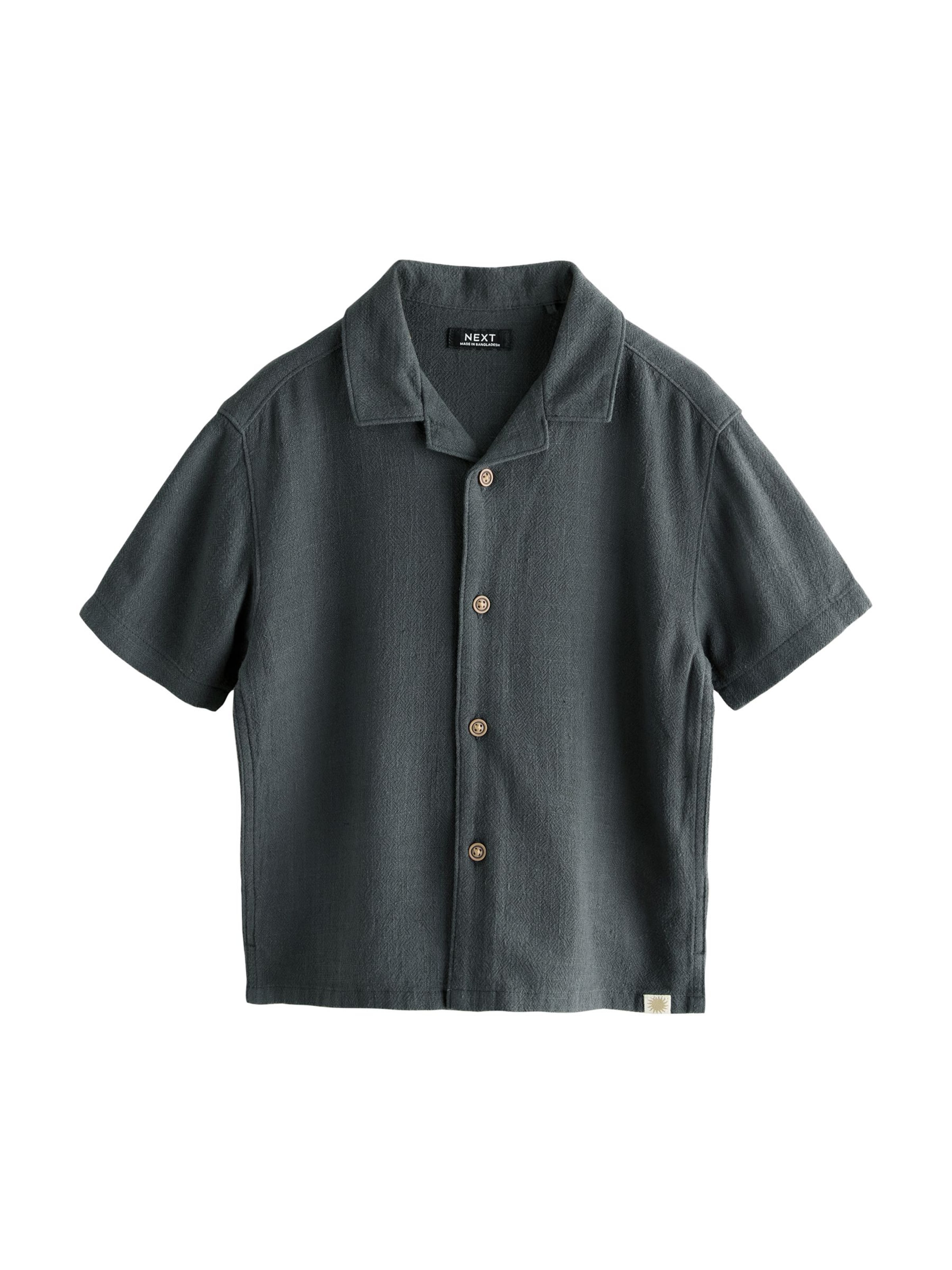 Next Средняя посадка Рубашка в Серый: спереди