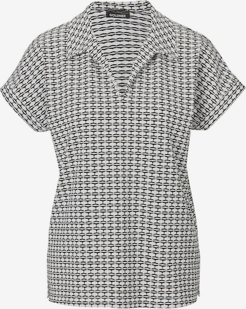 Goldner Shirt in Grau: Vorderseite