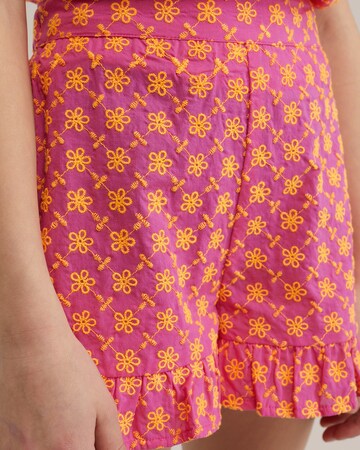 WE Fashion Regular Byxa i rosa