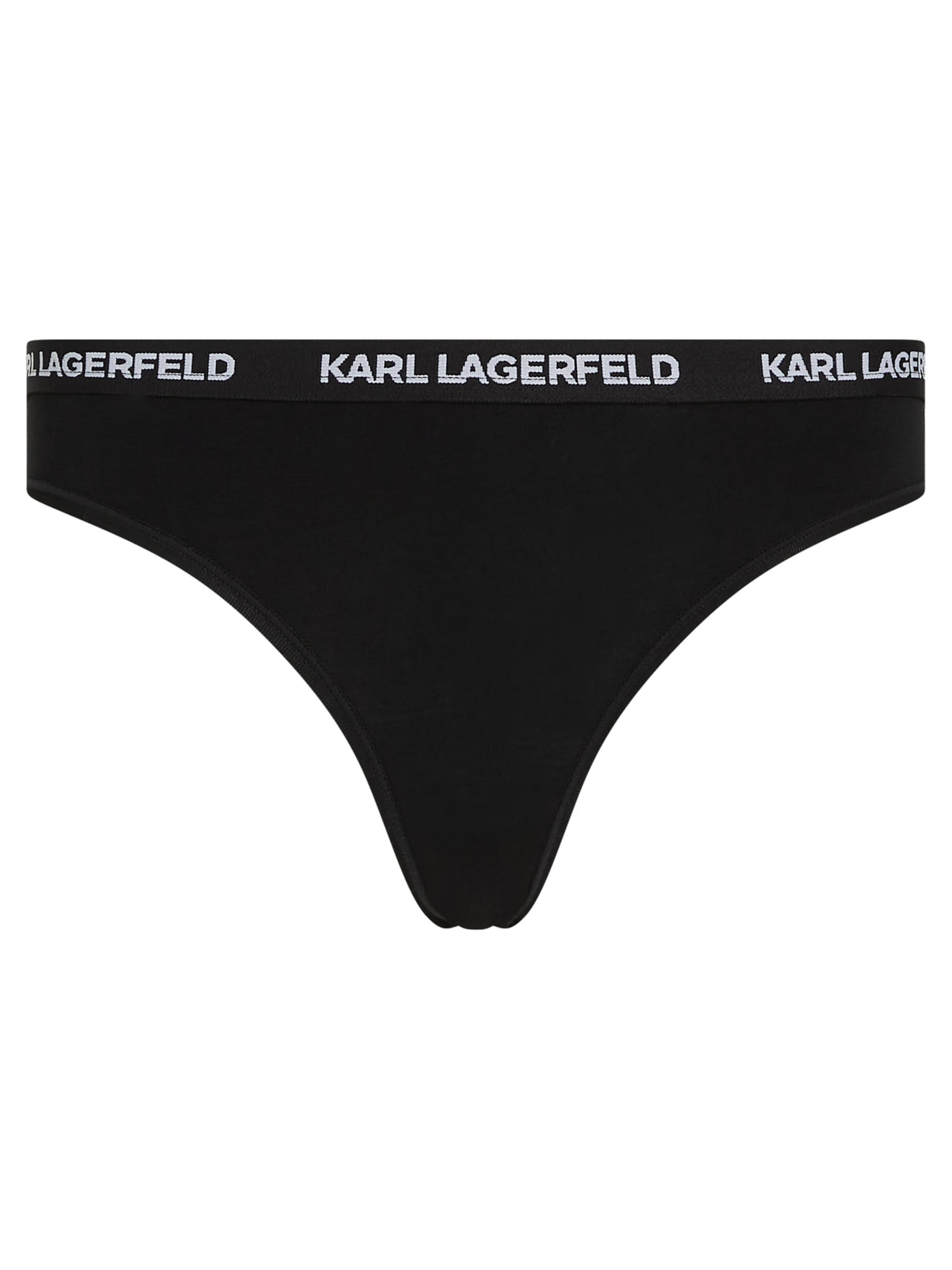 Karl Lagerfeld Στρινγκ σε μαύρο / offwhite, Άποψη προϊόντος