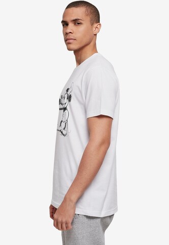 T-Shirt 'Mickey Mouse - Steamboat' ABSOLUTE CULT en blanc