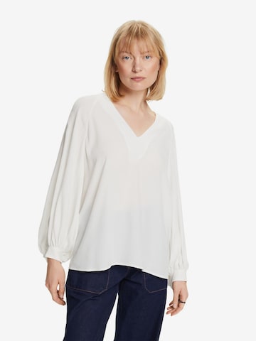 ESPRIT Blouse in Wit: voorkant