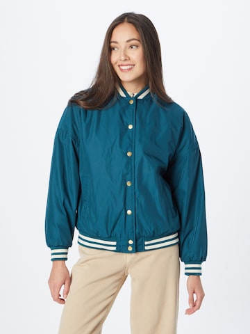 Urban ClassicsPrijelazna jakna - plava boja: prednji dio