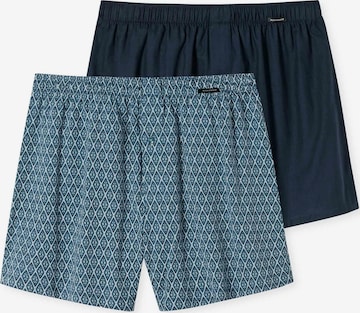 SCHIESSER Boxershorts in Blauw: voorkant