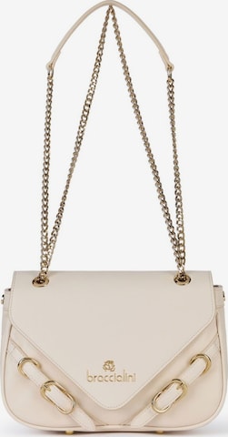 Borsa a spalla 'Giselle' di Braccialini in beige: frontale
