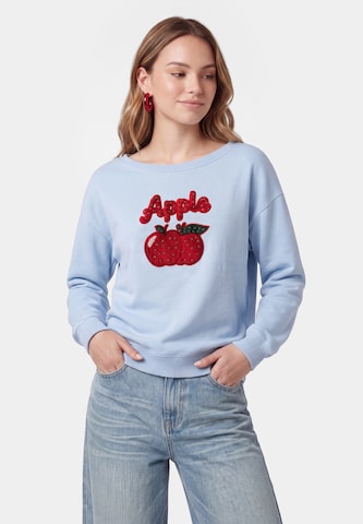 Sweat-shirt MYMO en bleu : devant