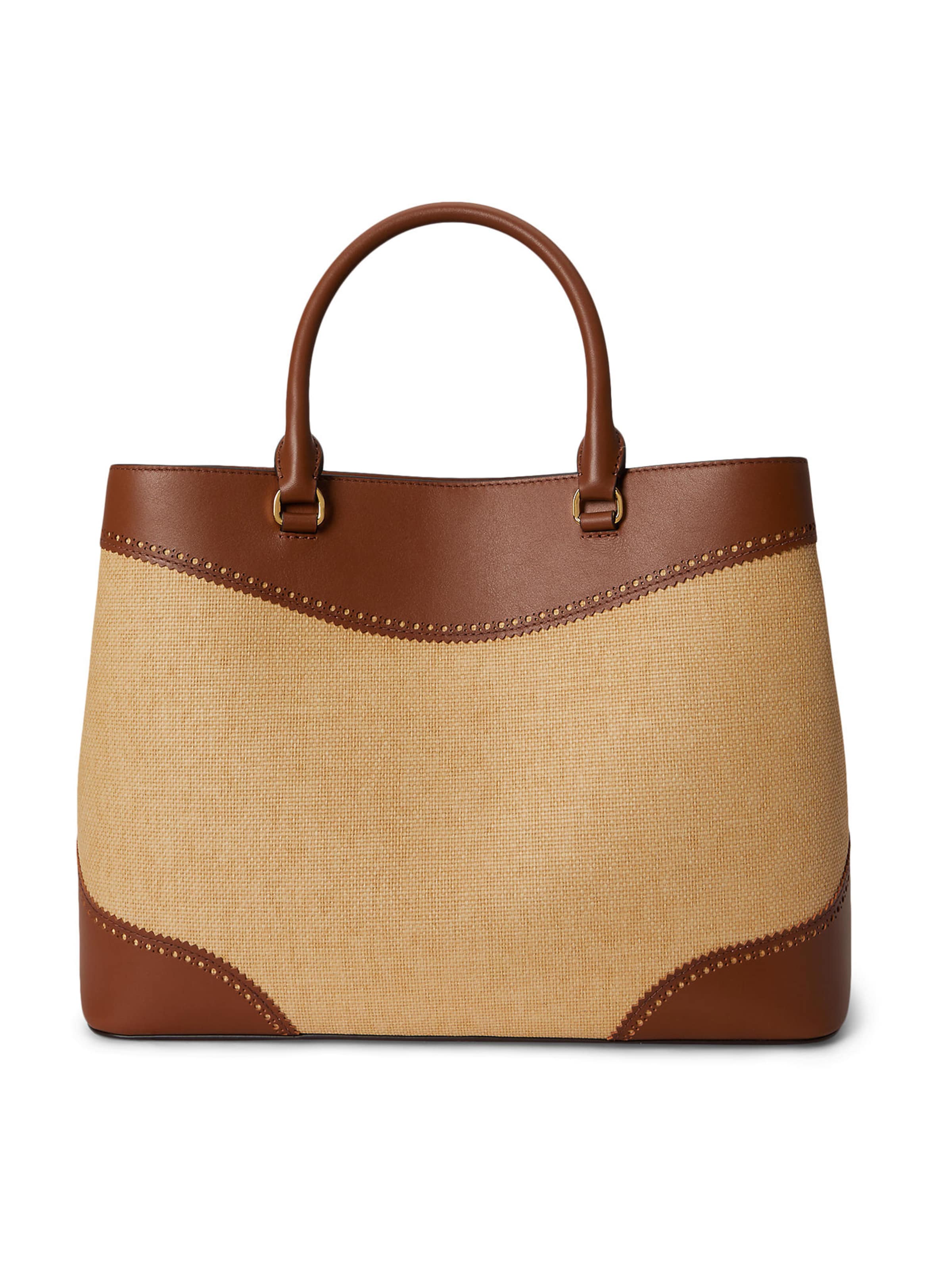 Lauren Ralph Lauren Ročna torbica 'MARCY' | bež barva