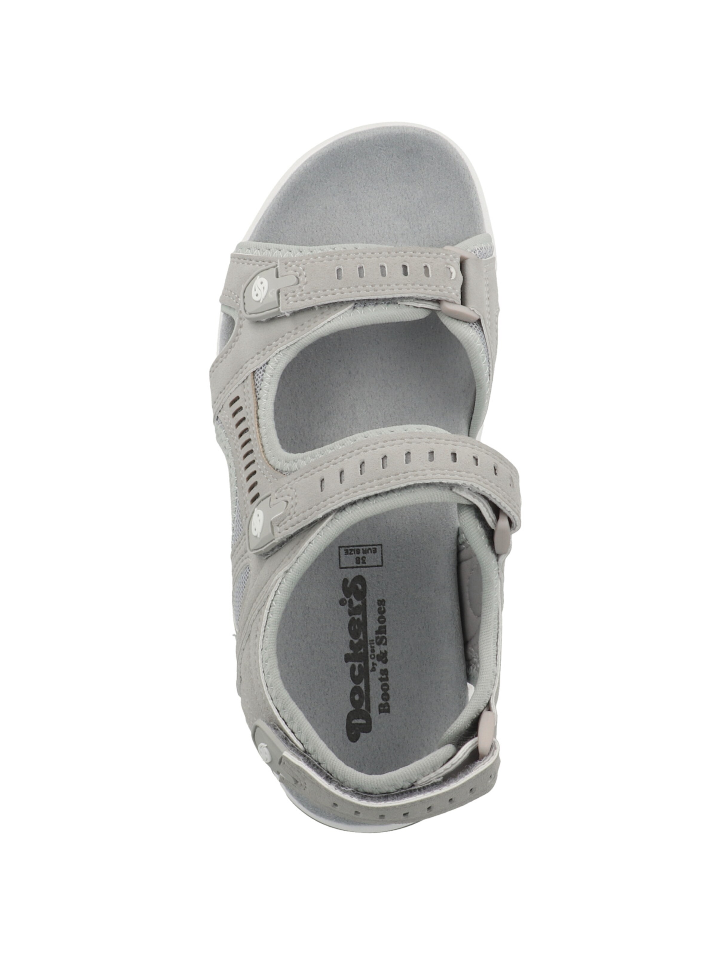 Frauen Sandalen Dockers by Gerli Sandale '50PC201' in Grau - WE83876 Frauen Sandalen Dockers by Gerli Sandale '50PC201' in Grau - WE83876