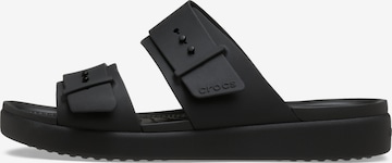 Crocs Pistokkaat 'Brooklyn' värissä musta: etupuoli