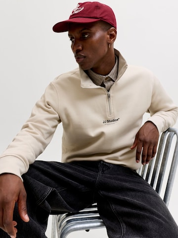 Felpa 'JJESoho' di JACK & JONES in grigio