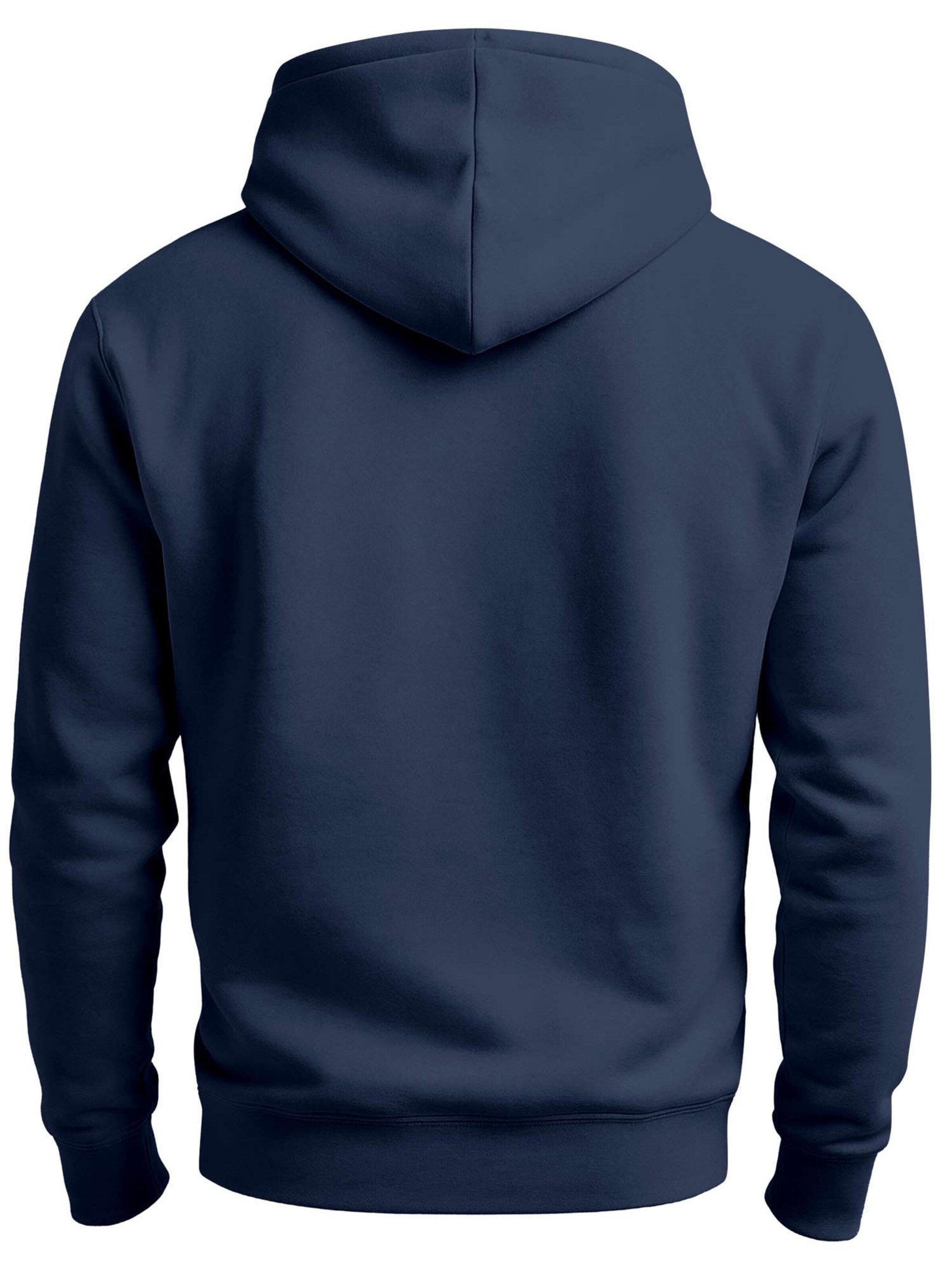 Neverless Sweatshirt 'Minimal Mountain' in Blue