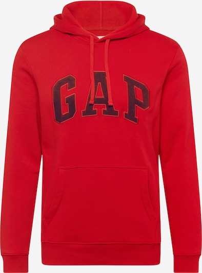 GAP Sweatshirt em vermelho / preto, Vista do produto