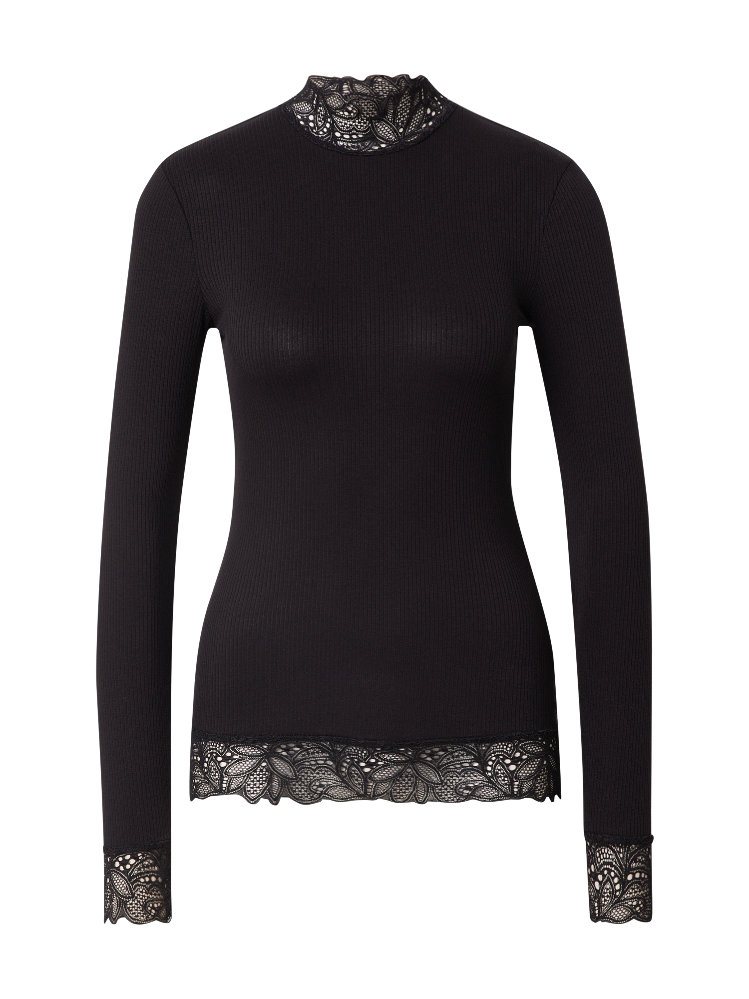 Abbigliamento Donna Y.A.S Maglietta Elle in Nero Abbigliamento Donna Y.A.S Maglietta Elle in Nero