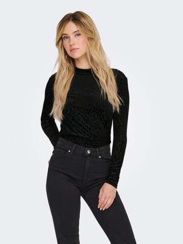 T-shirt ONLY en noir : devant