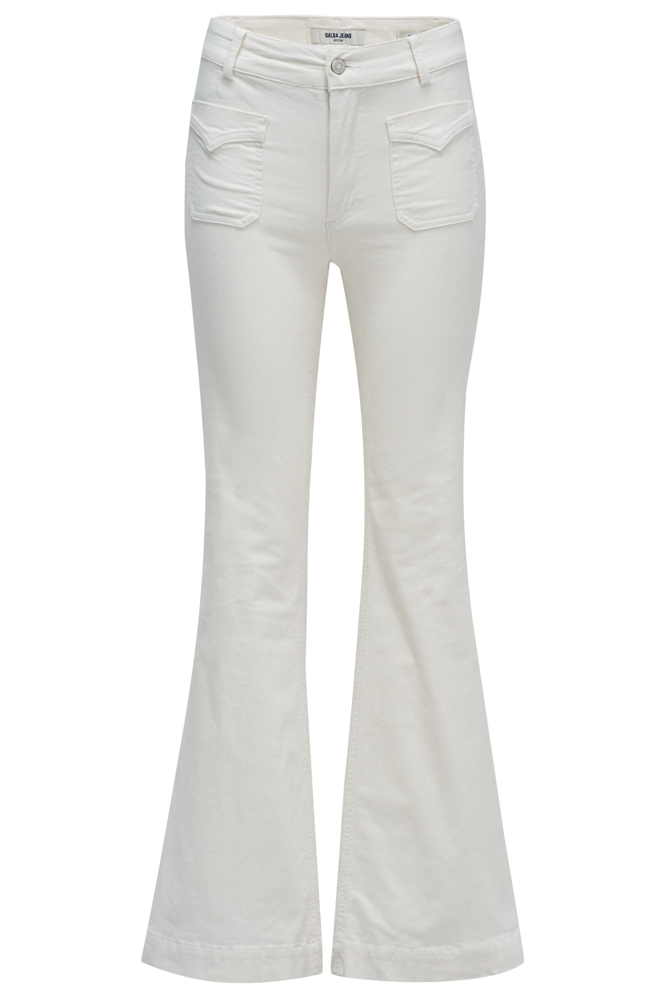 Salsa Jeans Bootcut Jeans in Wit: voorkant
