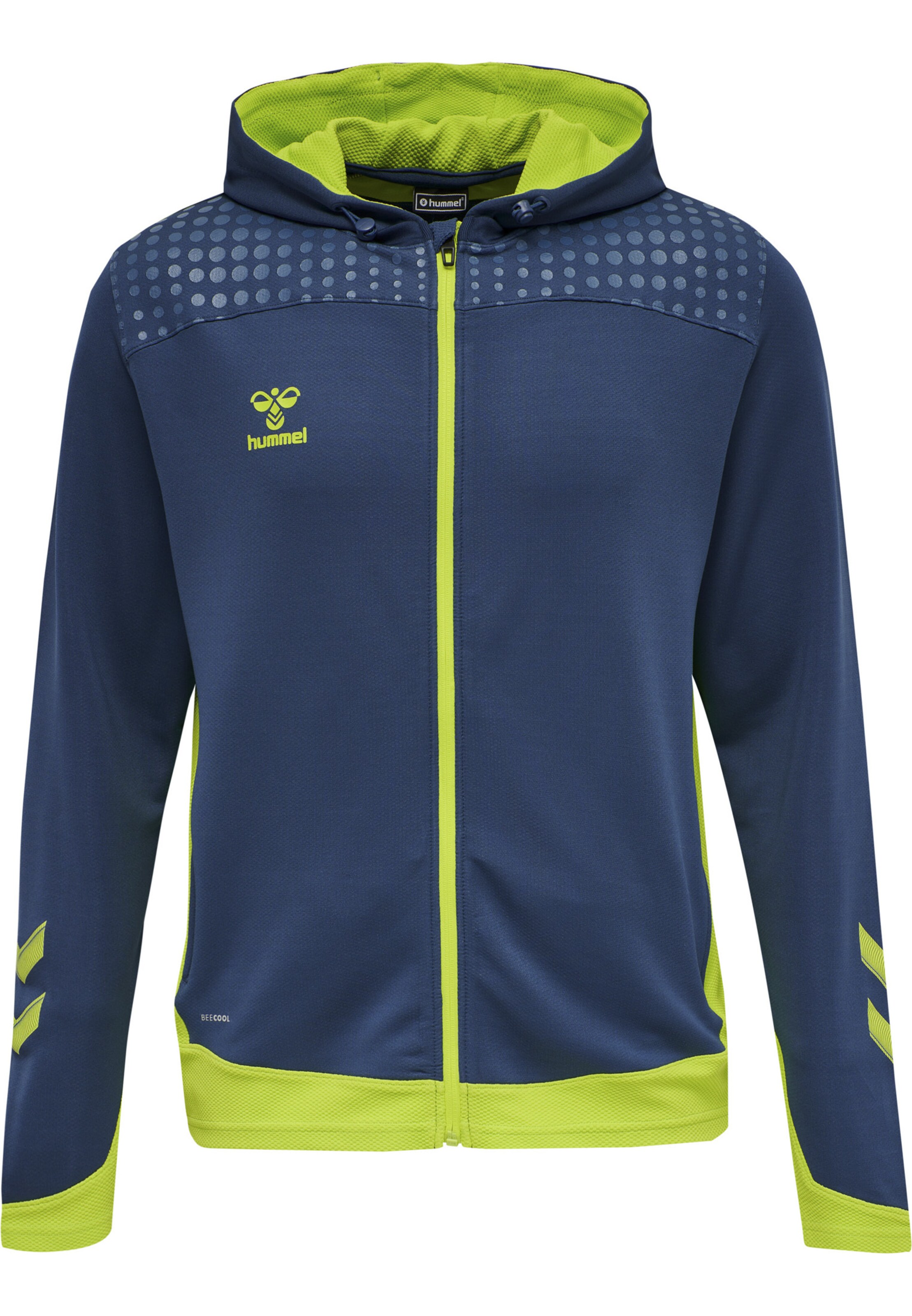 Hummel Sportssweatjakke i blå: forside