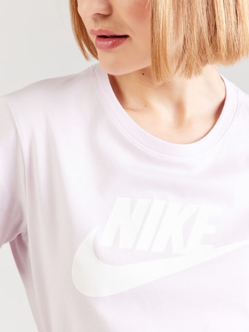 Nike Sportswear - Skinny Camiseta 'ESSNTL ICN FTRA' en lila